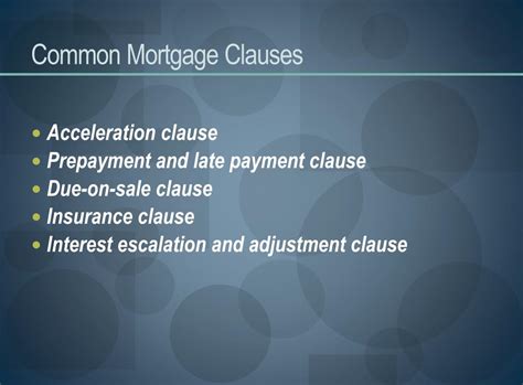 churchill mortgage clause.